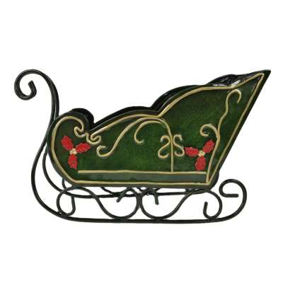 Christmas metal sleigh Decoration Supplies Ornament